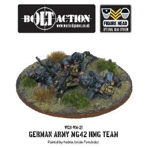  Bolt Action 28mm German Army MG42 HMG Team Toys & Games