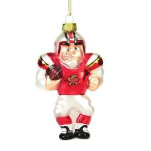  BSS   Maryland Terps NCAA Glass Player Ornament (4 