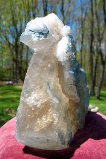 BIG Blue Quartz Indicolite Tourmaline in Quartz Crystal  