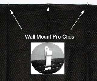PACK BIG Acoustic Sound Blanket Sound Proofing w/Clip  