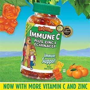 il Critters Immune C Plus Zinc & Echinacea Support Immune System 200 