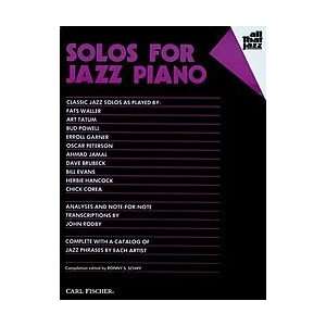  Solos for Jazz Piano Musical Instruments