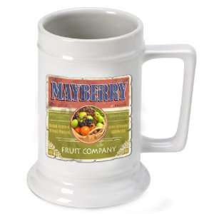  Fruit Company Personalized German Beer Stein Kitchen 