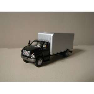  HO 2003 GMC Topkick Drywall Van, Black/Silver Toys 