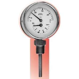  Winters T405 Pressure and Temperature Instrument, 3 Dial 