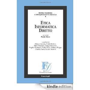Etica informatica diritto (Filosofia del diritto) (Italian Edition) P 