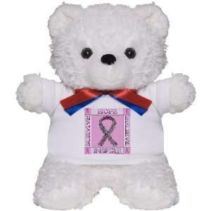  Pink Ribbon teddy bear Breast cancer Teddy Bear by 