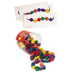  value Beads & Pattern Cards 108 Beads By Learning Resources Toys