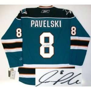 Autographed Joe Pavelski Jersey   Proof Rbk:  Sports 