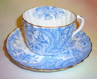 Orient Blue Design Tea Cup and Saucer Set  