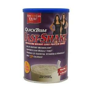  QuickTrim Fast Shake   Vanilla   14.6 oz Health 
