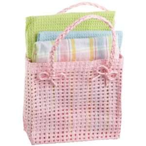    DII Easter Dishtowel Gift Set in Pink Paper Bag