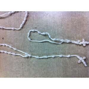  Knotted Rosary Spiritual Bracelet & Necklace Set 