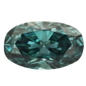  0.25 Carat Teal Blue Oval Cut Solitaire Loose Natural 