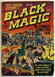 BLACK MAGIC #2 FA Simon and Kirby Crestwood Comics 1951  
