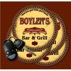  BOYLENS Family Name Bar & Grill Coasters Kitchen 