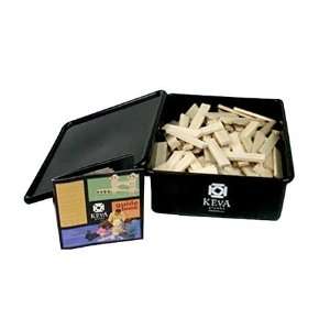  KEVA 400 Wood Construction Planks in Plastic Bin Toys 