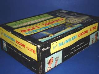 Navy BLINKER CODE LITE Battery Op Toy Hasbro 1950s MIB!  