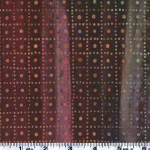  44 Wide Elementals Artisan Batiks Dots Cinnamon Fabric 
