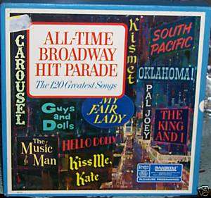 ALL TIME BROADWAY HIT PARADE~120 GREATEST SONGS 33 LPS  