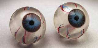 Blue Clear Eyes/Eyeballs LifeSize Halloween Horror Prop  