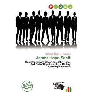    James Hope Scott (9786137010846) Christabel Donatienne Ruby Books