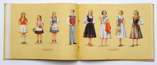 1955 Russia Modern FOLK COSTUMES OF ESTONIA Book Album  