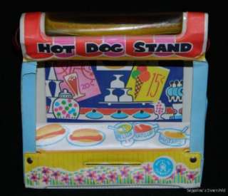 Liddle Kiddles Hot Dog Stand Vintage Vinyl Plastic Mini Doll House 
