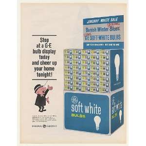  1967 Mr Magoo GE Light Bulbs Display Print Ad (Memorabilia 