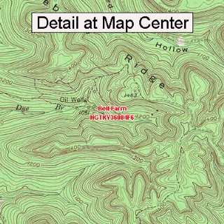  USGS Topographic Quadrangle Map   Bell Farm, Kentucky 