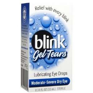 AMO Blink Gel Tears Lubricating Eye Drops 0.34 oz (Quantity of 3)
