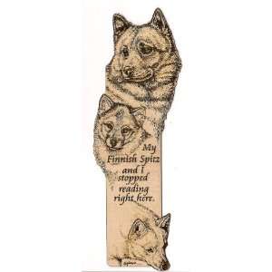  Finnish Spitz Laser Engraved Dog Bookmark