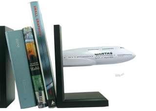 Boeing 747   400 Qantas Book Ends Long Airplane Model  