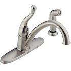 Delta Talbott High Arc SS Faucet with Side Spray 418 SS