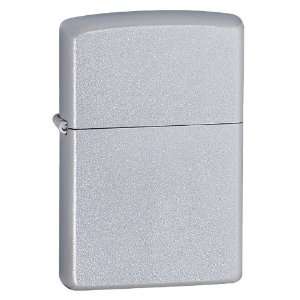    Zippo Satin Chrome Lighter with Greek Letters