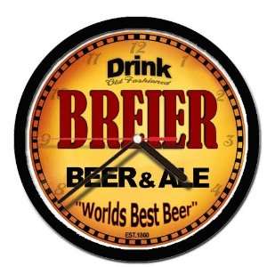  BREIER beer and ale cerveza wall clock: Everything Else