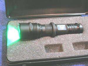 light Ledwave Raptor green strobe tactical flashlight  