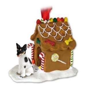  Rat Terrier Gingerbread House Ornament