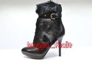 A11 GUESS scarpe coi tacchi tronchetto shoes FL4EUSLEA09 Nero black 