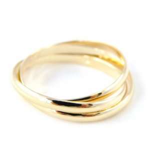  Alliance plated gold Trio golden.   Taille 54 Jewelry
