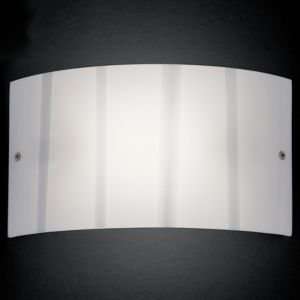 Talia P Wall Sconce by Murano Due  R280474 Finish White Shade White 