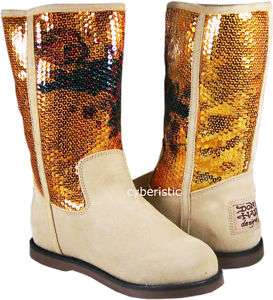 Womens Ed Hardy Tan Beige Iceland Bootstrap Boots Shoes  