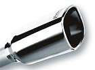 Borla 20241 Single Square Rolled Angel Cut Exhaust Tip