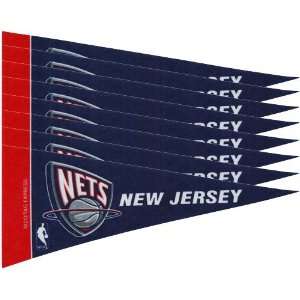    New Jersey Nets Mini Pennant Set: 8 Pack: Sports & Outdoors