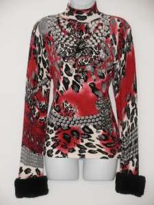 BOSTON PROPER Embellished with Rhinestones Sweater Size Small  