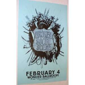  Broken Social Scene Poster  Bp Concert Flyer: Home 