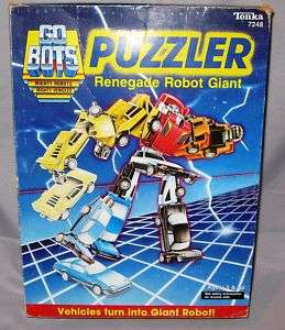Gobots PUZZLER Gift Set complete w/Box C8.5 Go Bot  