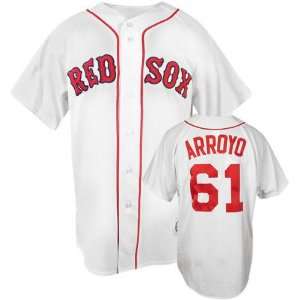 Bronson Arroyo White Majestic MLB Home Replica Boston Red Sox Jersey