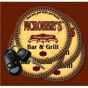  MCROBBIES Family Name Bar & Grill Coasters: Kitchen 