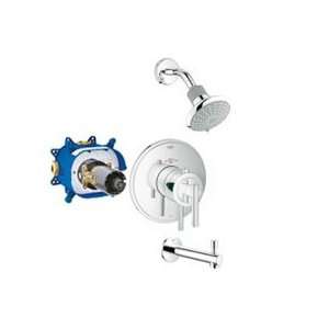 Grohe GRFLX T101 Starlight Chrome GrohFlex Timeless Thermostatic Tub 